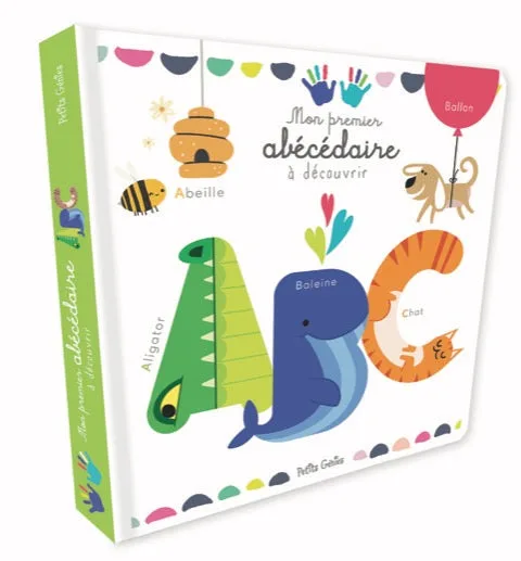 La couverture de « Mon premier abécédaire à découvrir », aux lettres en forme d'animaux